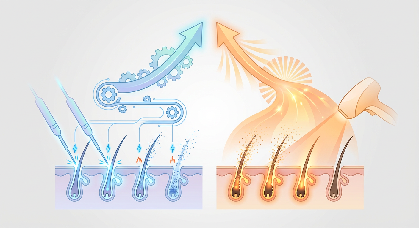 Electrolysis vs. Laser: A Comparative Analysis